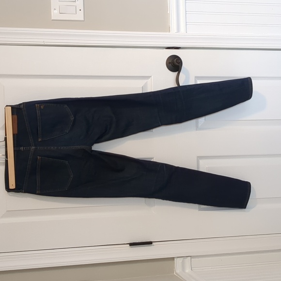 MADEWELL 10" High Riser Skinny Jeans, Size 25, Dark Wash - Picture 5 of 6